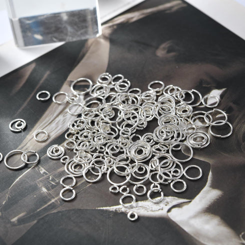 500pcs Silver Filled Jump Rings,Non Tarnish Silver Open Jump Rings for Necklace Bracelet Earrings DIY Jewelry Making Supplies (0.7x5mm, Silver)...