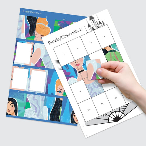 DISNEY PRINCESS - STICKER PUZZLE PACK Sticker Puzzle Pack...