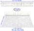 AnapoliZ Christmas Cellophane Wrap Roll | 100’ Ft. Long X 16” in. Wide | 2.3 Mil Thick Crystal Clear with Snowflakes| Gifts, Baskets, Treats, Cell...