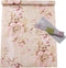 Self Adhesive Vinyl Pink Peony Floral Contact Paper with Wallpaper Smoothing Tool Kit - Decorative Floral Shelf Liner Cabinets Dresser Drawer Furn...
