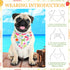 Weewooday 15 Pcs Summer Pet Bandanas Bulk Cute Dog Triangle Bib Scarf Summer Hawaii Style Flamingo Fruit Leaf Pattern Dog Bandana Pet Kerchief Set...