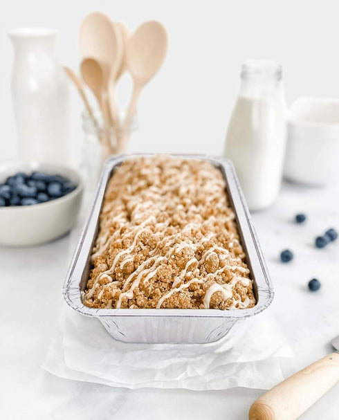 Disposable Mini Loaf Pans with Lids Bakeware Set,1lb, 30 Pack, 6x3.7" Aluminum Foil Bread Pans for Homemade bread, Small Cake Pans, Perfect for Ba...