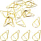 100Pcs Gold Cute Paper Clips Small Golden Paperclips Stainless Steel Drop-Shaped Paperclips Bookmark Clips Mini Binder Clips for Memo Paper Photo ...