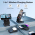 3 in 1 Wireless Charging Station, for Mag-safe Charger Stand for iPhone 15 14 13 12 Series, 5000mAh Portable Charger for Apple Watch Airpod, Trave...