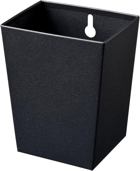 Black Narrow Wall Mount Beer Bottle Cap Catcher Bucket Stainless Steel...