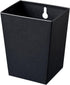 Black Narrow Wall Mount Beer Bottle Cap Catcher Bucket Stainless Steel...