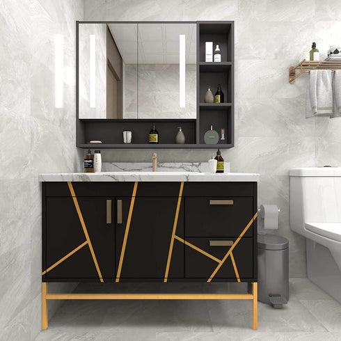Abyssaly Gold Stainless Steel Wallpaper Removable Peel and Stick Countertops 17.71" X 118" Self-Adhesive Cleanable Gold Wallpaper for Refrigerator...