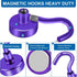 LOVIMAG Magnet Hooks, Strong Magnets,80Lb Magnetic Hooks Heavy Duty, Purple Strong Magnetic Hooks for Cruise Cabins,Magnetic Hooks for Refrigerato...