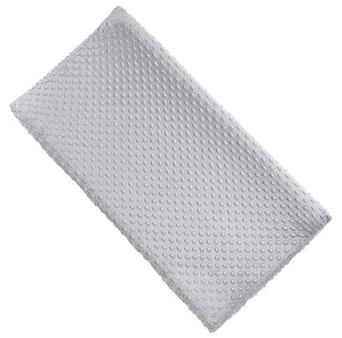 Solid Changing Table Pad Cover Cradle Sheet, Fits 32"/34''x16" Contoured Diaper Changing Pad, Ultra Soft Cozy Minky Dots Plush Changing Table Cove...