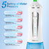 H2ofloss Water Dental Flosser for Teeth Cordless,300ML Portable & IPX7 Waterproof Teeth Cleaner Picks,5 Modes Rechargeable Oral Irrigator with Ref...