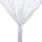 Door String Curtain, Wall Panel Fringe Window Room Divider Blind, Home Patio Bedroom Decorative Tassel Screen Ribbon Strings Strip Silver Thread S...