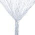Door String Curtain, Wall Panel Fringe Window Room Divider Blind, Home Patio Bedroom Decorative Tassel Screen Ribbon Strings Strip Silver Thread S...