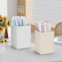 Pen Holder for Desk,Nordic Elegance Square Silicone Pencil Holder Soft Minimalist Desk Pen Cup Stand Waterproof Multifunctional Office Supplies fo...