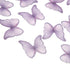 GEORLD Edible Wafer Paper Butterflies Set of 48 Purple Cake Decorations, Cupcake Topper...