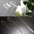 2X Acrylic U Shape Tube for Aquarium Air Pump Fish Tank Accessories Aquarium CO2 Diffuser Connector Tube...