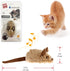 Gigwi Interactive Cat Toy Mouse, Moving Automatic Cat Toys Mice Electronic with Furry Tail, Automatic Squeaky Cat Toys for Kitten Indoor/Outdoor E...