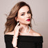 Faux Pearl Jewelry Set Simulated Pearl Necklace Bracelet Earrings for Women Birthday Christmas Gift...