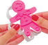 Tovolo Gingerbread Girls Templates Reverse, Dishwasher Safe, Set of 6 Cookie Stamps with Cutter...