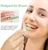 300 Count Orthodontic Flossers for Braces with Floss Dispenser, Braces Flossers for Kids Teeth & Adults, Dental Floss for Braces, Dental Floss Pic...