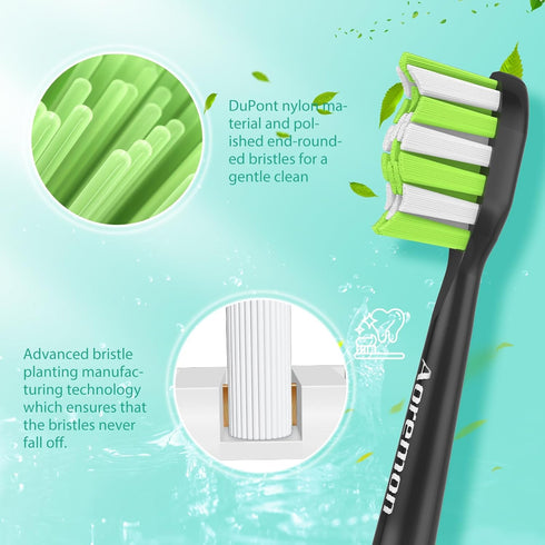 Aoremon Toothbrush Replacement Heads Compatible with Philips Sonicare DiamondClean 2 Series 3 Series ProtectiveClean FlexCare HealthyWhite 4100 51...