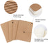 EUSOAR Blank Memo Scratch Pads, 24 Pack A6 3.9" x 5.5" 60 Pages Softcover Kraft Notebook, Mini Notebook Unlined, Travel Journal Notepad Set Bulk, ...