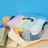Readsky 8 Quart Lidded Storage Bins Plastic Storage Containers, Clear and Black, 2 Packs...