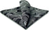 SHLAX&WING Unique Grey Pocket Square for Men Camo Camouflage 12.6 inches...