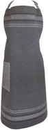 DII French Stripe, Kitchen Collection, Chef Apron, Chambray Gray...