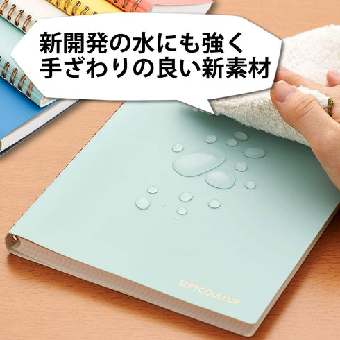 Maruman Septcouleur Lab Notebook, 8.35 x 6.22 Inches (A5), 3mm square grid, 100 sheets, Comfort Mint (N768-53)...