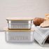 Butter Dish with Lid for Countertop, Stainless Steel Butter Holder Container with Silicone Sealing, Butter Keeper for Kitchen, Holds 1 Stick West ...