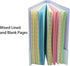 Yansanido 8 Pcs 3 Inch x 4 Inch 96 Sheets (192 Pages) Pocket Notebook with PU Leather Case Softcover for School and Office Supplies Color Random...