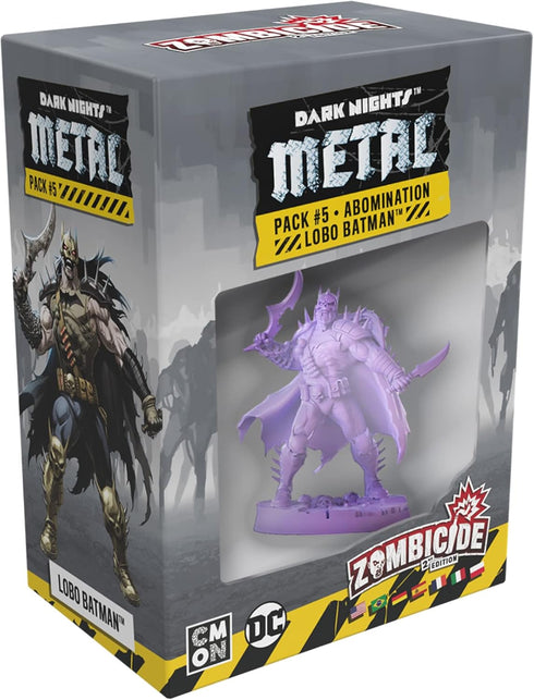 Zombicide Dark Night Metal Pack #5 - Battle The Batman Who Frags and His Terrifying Minions! Cooperative Strategy Board Game, Ages 14+, 1-6 Player...