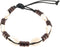 Cowrie Shells Anklet Bracelet on Black Cord with Brown Wood Beads...