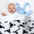 Motorcycles Dirt Bike Baby Blanket Gifts Super Soft Swaddle Newborn Cozy Baby Receiving Blanket Stroller Throw Blanket 40x30 in for Puppy...