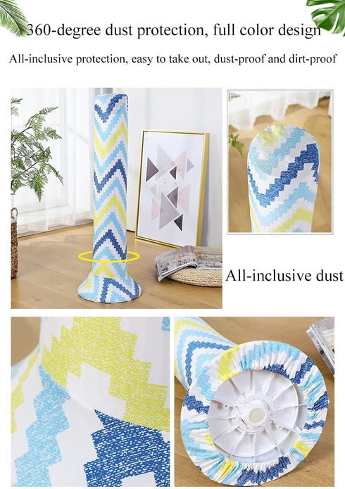 Tower Fan Dust Cover Moisture proof Dustproof Tower Cover Washable Tower Sleeve Dust Proof Protective Cover Dustproof & Moisture-Proof for Househo...