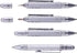 Troika Multitasking Ballpoint Pen (Small), Centimeter/Inch Ruler, Slotted/Phillips Screwdriver, Stylus (Yellow), Black Refill, Includes 2 Refills,...