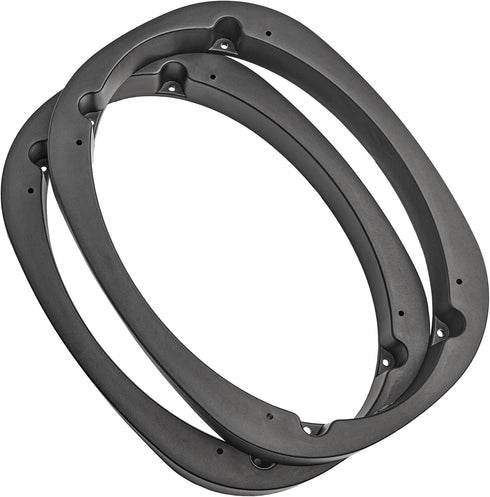 6X9 Universal Plastic Vehicle Speaker Spacer Ring Adapter, 6x9 Inch Car Speaker Spacer Mounting Bracket Adapter Refit Audio Speaker Mat, 1 Pair...