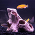 ALEGI Aquarium Tree Stump Hole for Betta Fish Toys,Rock Cave Cichlid Stone Betta Fish Accessories 10, 20 Gallon Fish Tank Decorations, Aquarium Ro...