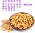 40pcs Alphabet Cookie Cutters Set Purple Plastic Letter Cake Decorating Fondant Number Cutters Mould Tools Fondant Letter and Number Stamps for Su...