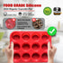 2PCS Thicken-12 Cup Silicone Muffin Pan - Cupcake Baking Pan Great for Making Muffin Cakes, Tart, Bread -Non - Stick Silicone Mold/Dishwasher - Mi...