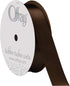 Berwick Offray 7/8" Wide Double Face Satin Ribbon, Brown, 20 Yards...
