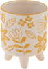 Karma, Footed Ceramic Planter Set of 2, Modern Boho Planters, Ceramic Footed Planters, Hello Sunshine...