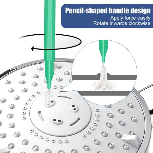 30pcs Shower Head Cleaner Tools, Shower Head Cleaning Brushes Multi-Sized Tiny Showerhead Cleaner Picks for Small Hole Anti-Clogging Cleaning Brus...