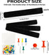 8 Pcs Black Felt Pin Board Bar Strips Bulletin Board ?Self-Adhesive Bulletin Board Bar Strips?Cork Boards for Walls with 35 Pushpins, for Paste No...