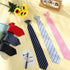 Janmercy 6 Pcs Clip on Tie for Men Clip on Easy Necktie Striped Solid Plaid Dots Mixed Lot Tie for Office School, 20 Inch (Stripe Style)...