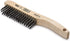 Lincoln Electric K3185-1 Carbon Steel Wire Brush, 4 x 16 Bristle Rows, 9.4" Length, Shoe Handle...