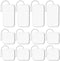 Durable Compatible with AUVON TENS 7000 TENS Unit Replacement Pads,Rectangular Replacement Electrode Pads,12 pcs Multiple Sizes 2" X 2"/2" X 4"...