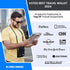 Neck Wallet for Travel & Passport Holder with RFID Blocking - Slim & Easy to Conceal Nylon Travel Pouch for men & women - Holds Phone, Cash, Cards...