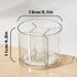 360 Degree Rotating Desk Organizer, Dual-Purpose Pencil Pen Holder for Desk, Rotating Desk Pen Organizer with 5 Compartments, Desk Caddy Pencil Cu...