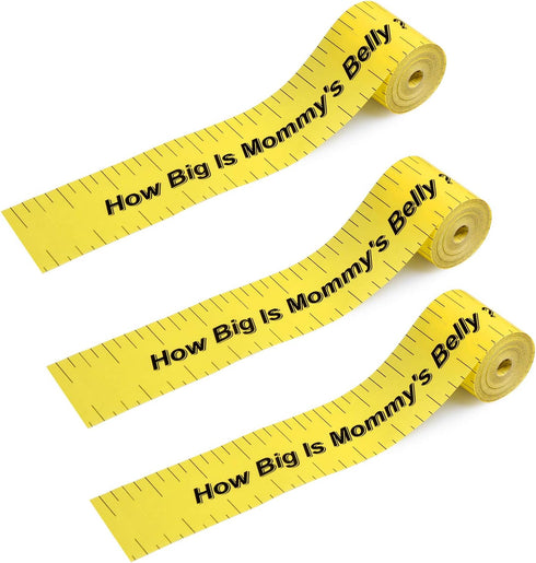 ABOAT 2 Rolls Belly Measuring Tape Tummy Measure for Baby Shower Game Party Supplies,Total 300Feet...